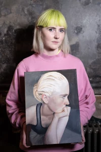 Cara-Dunne Portrait artist of the year series 2020