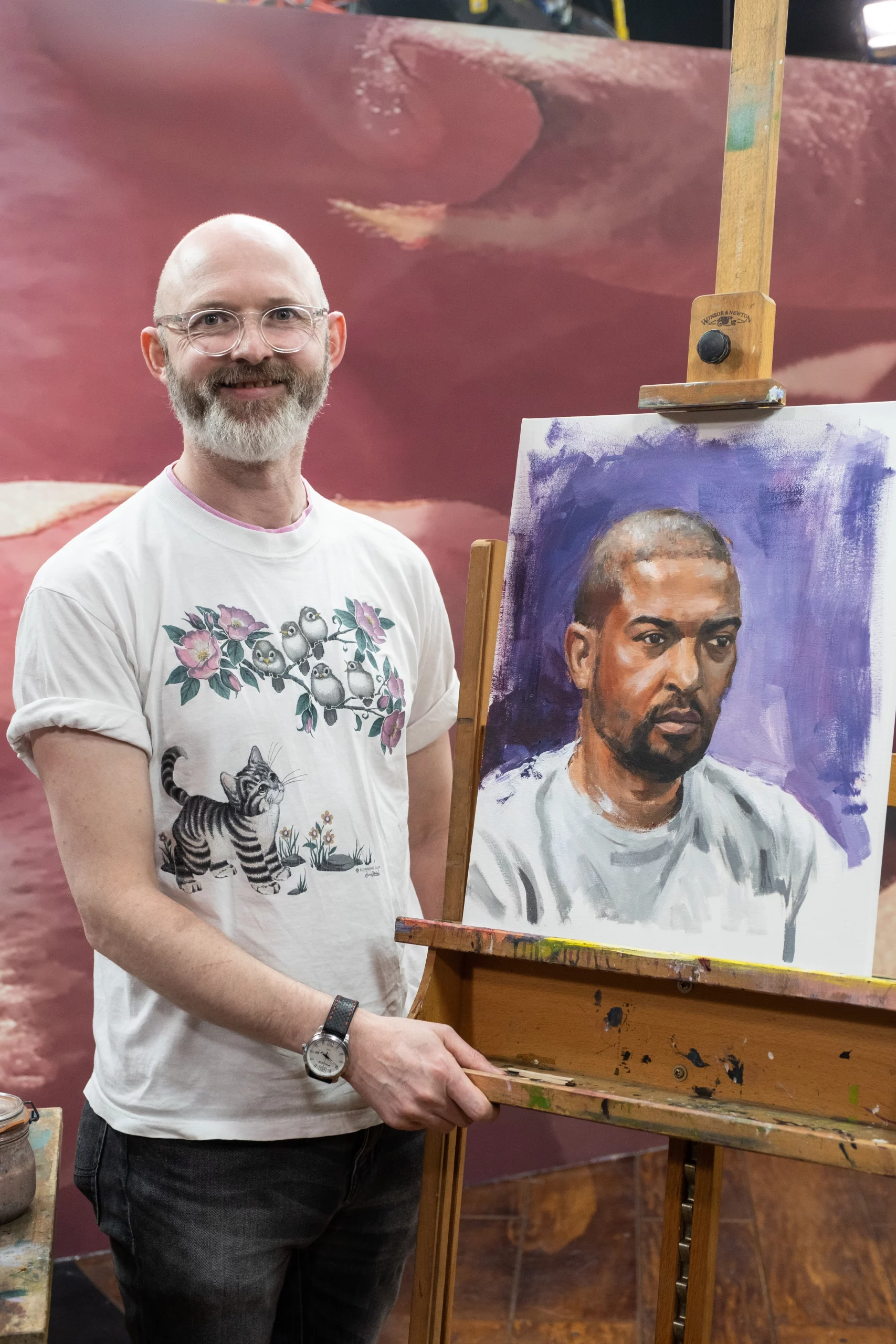 Chris-Longridge Portrait artist of the year series 2020