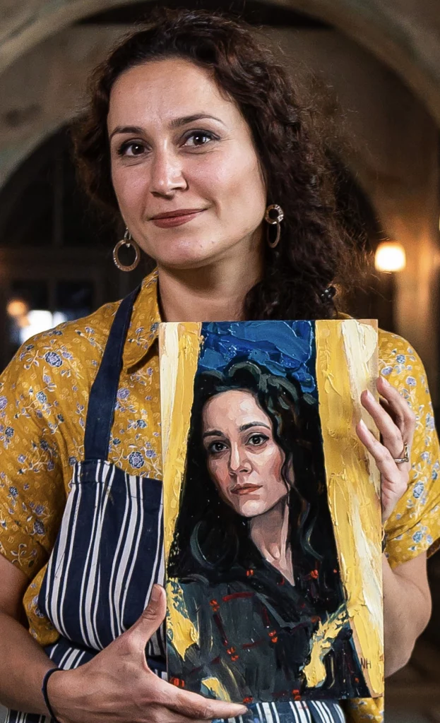 Naila Hazell Portrait artist of the year series