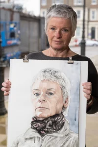 Pippa Thew Portrait artist of the year series