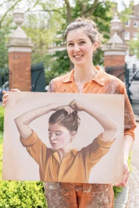 Amelia-Webster Portrait artist of the year series 2019