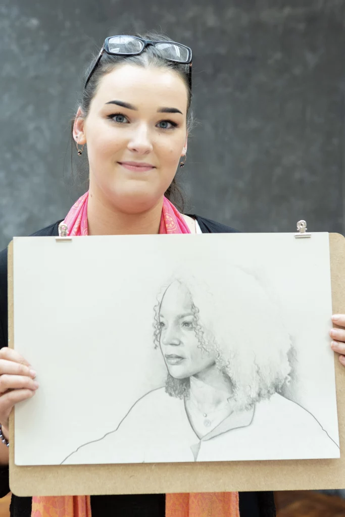 Catherine-Noone Portrait artist of the year series 2019
