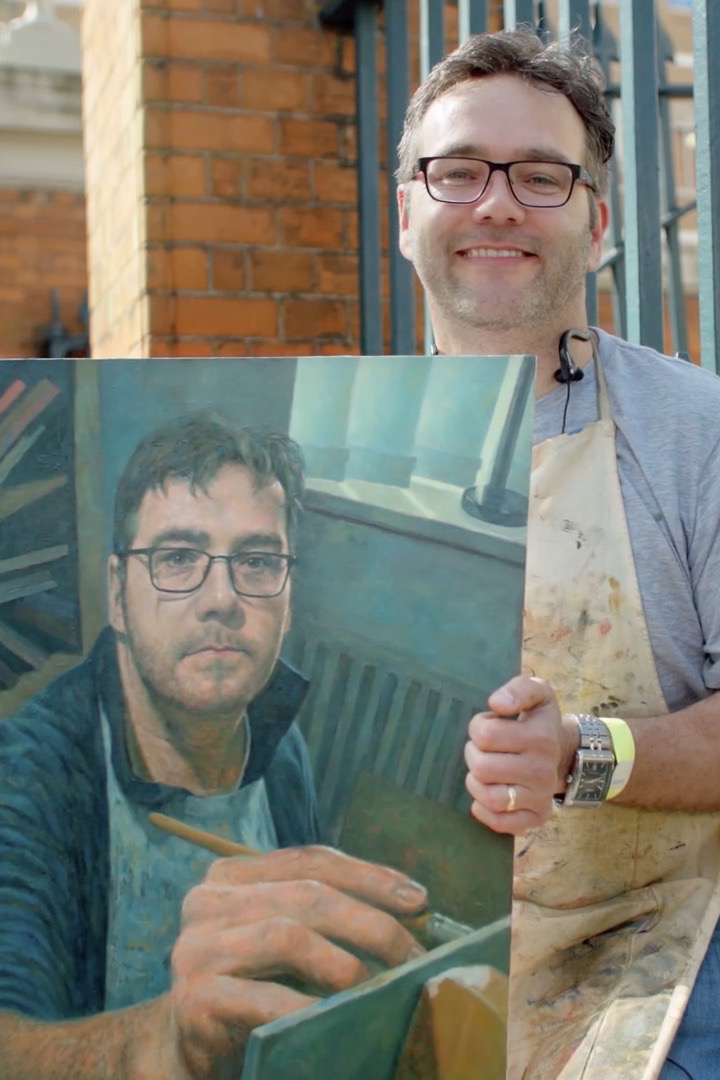 Charles Parker Portrait artist of the year series 2018
